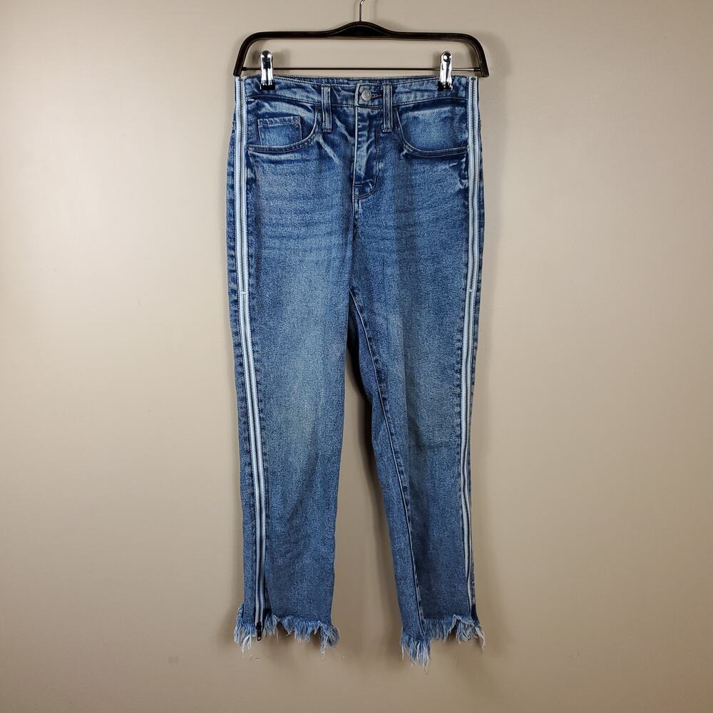 Wild Fable Size Zipper High Rise Ankle Raw Hem Jeans Size 00